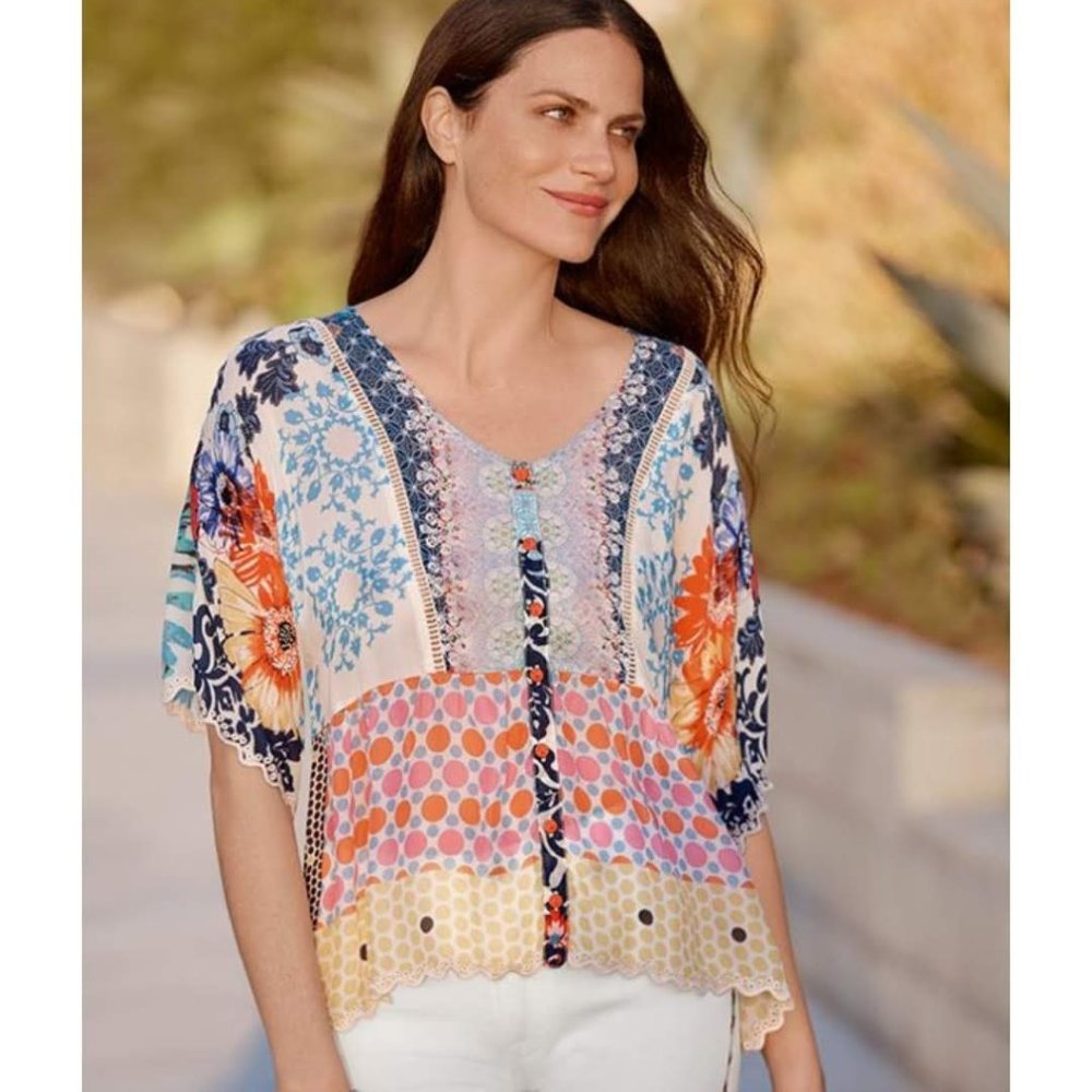Johnny Was Rayon summer top
